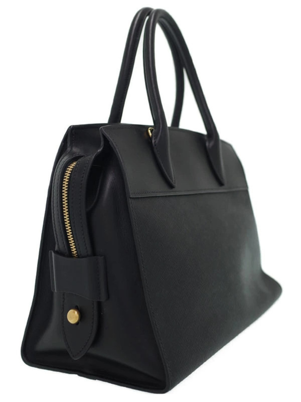 Prada Saffiano calf Esplanade tote leather black